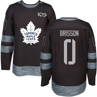 Black Men's Brendan Brisson Authentic Toronto Maple Leafs 1917-2017 100th Anniversary Jersey
