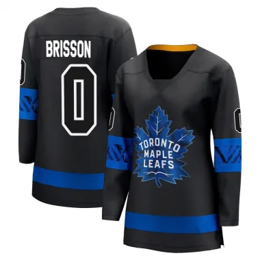 Black Women's Brendan Brisson Breakaway Toronto Maple Leafs Alternate Premier Jersey