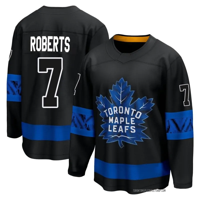 Black Youth Gary Roberts Breakaway Toronto Maple Leafs Alternate Premier Jersey