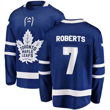 Blue Men's Gary Roberts Breakaway Toronto Maple Leafs Home Jersey