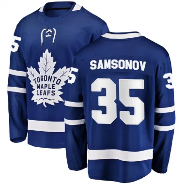 Ilya Samsonov Custom Leafs McFarlane goalie figure, Leafs Next Gen Black  Jersey