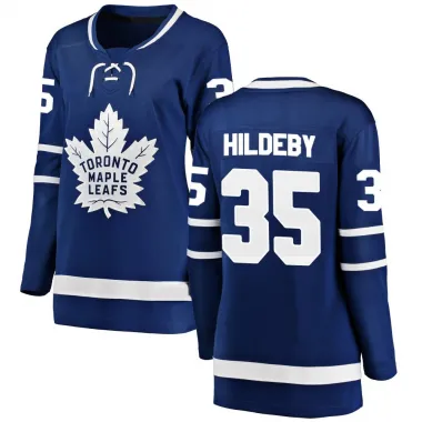 Blue Women's Dennis Hildeby Breakaway Toronto Maple Leafs Home Jersey