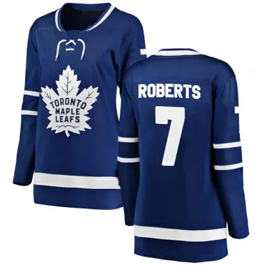 Blue Women's Gary Roberts Breakaway Toronto Maple Leafs Home Jersey