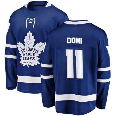 Blue Youth Max Domi Breakaway Toronto Maple Leafs Home Jersey