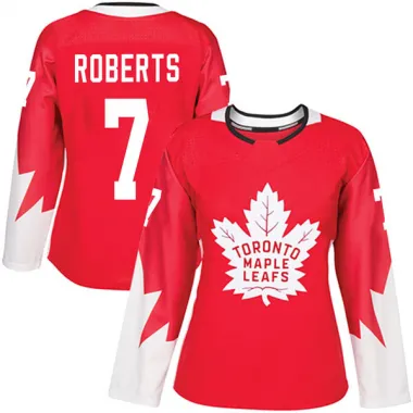 Red Women's Gary Roberts Authentic Toronto Maple Leafs Alternate Jersey