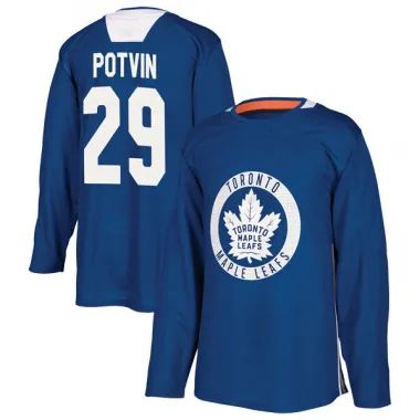 Royal Men's Felix Potvin Authentic Toronto Maple Leafs Practice Jersey