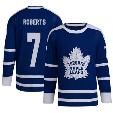 Royal Men's Gary Roberts Authentic Toronto Maple Leafs Reverse Retro 2.0 Jersey