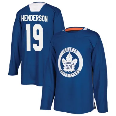 Royal Men's Paul Henderson Authentic Toronto Maple Leafs Practice Jersey