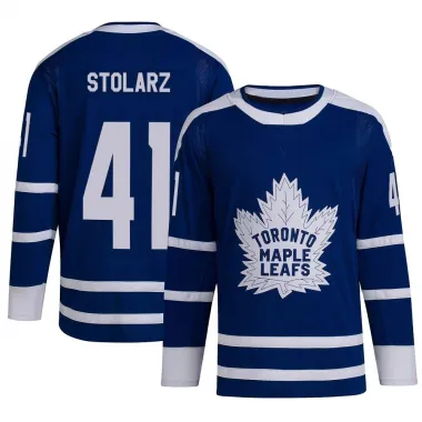 Royal Youth Anthony Stolarz Authentic Toronto Maple Leafs Reverse Retro 2.0 Jersey