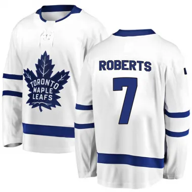White Men's Gary Roberts Breakaway Toronto Maple Leafs Away Jersey