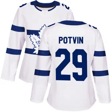 White Women's Felix Potvin Authentic Toronto Maple Leafs 2018 Stadium Series Jersey