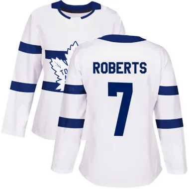 White Women's Gary Roberts Authentic Toronto Maple Leafs 2018 Stadium Series Jersey