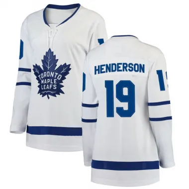 White Women's Paul Henderson Breakaway Toronto Maple Leafs Away Jersey